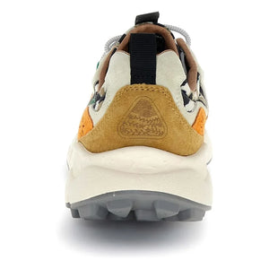 Flower Mountain - Yamano 3 Leopard Süet ve Naylon Sneakers | Turuncu