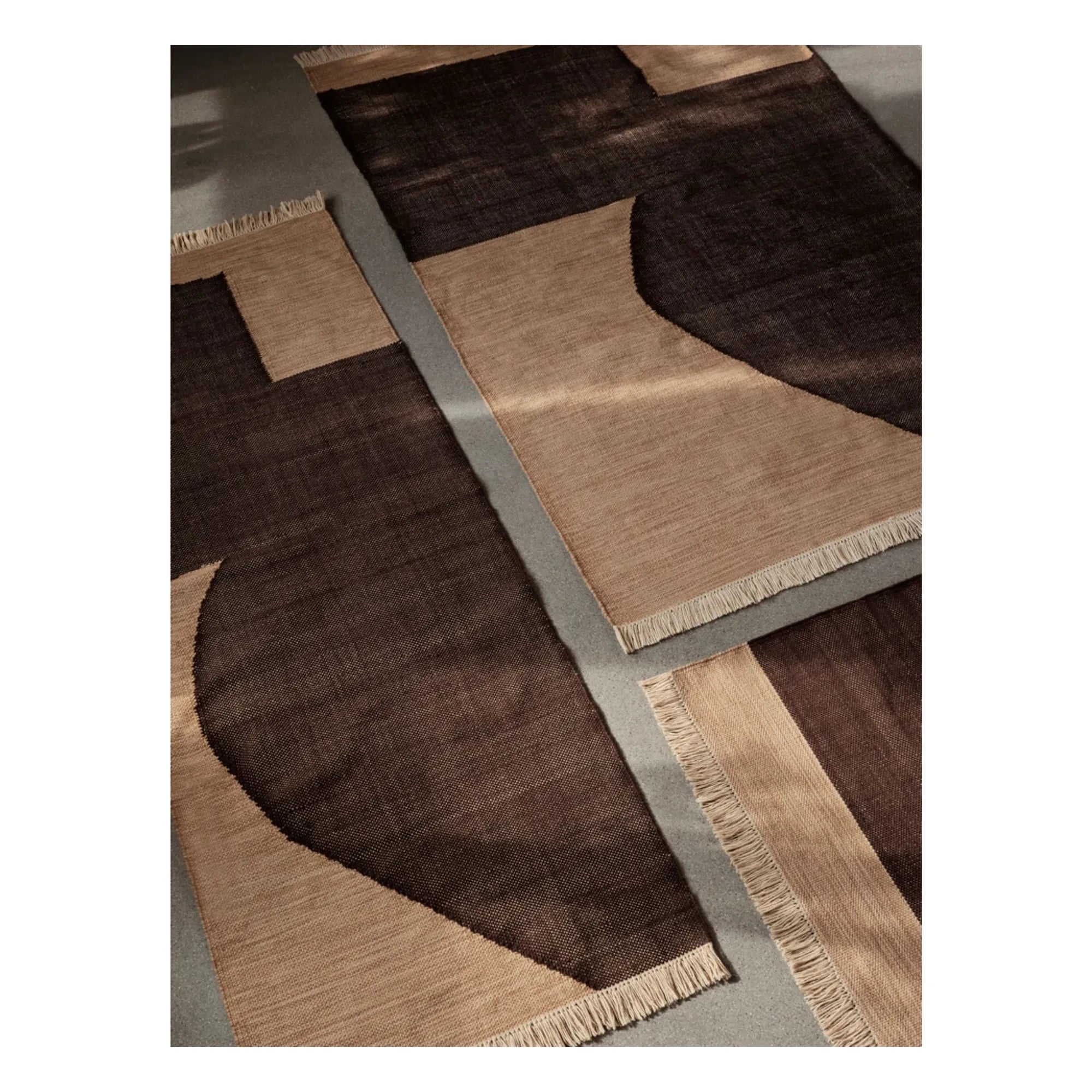 Ferm Living - Forene Teppich | Chocolate