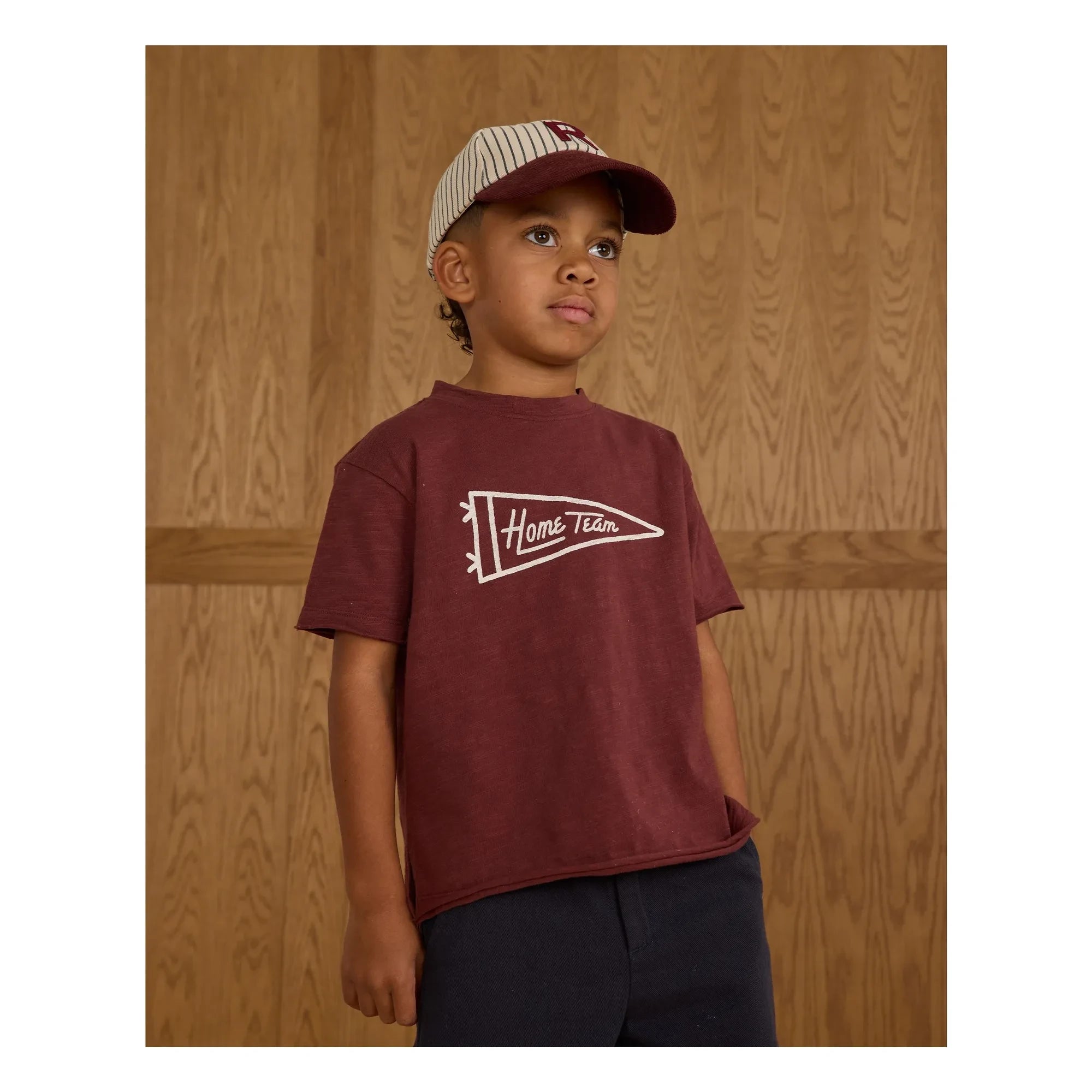 Rylee + Cru - Home Team T-Shirt | Burgund