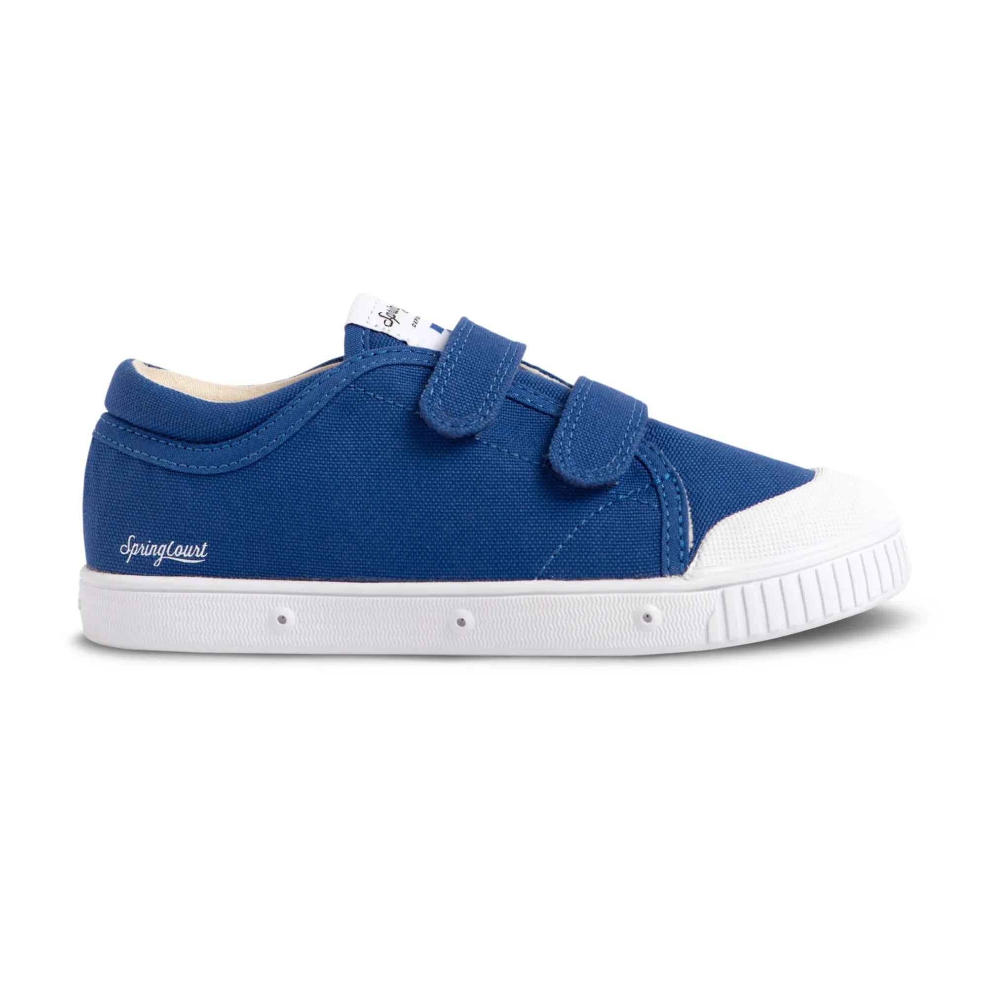 Spring Court - G2 Kanvas Çizilmeye Dayanıklı Düşük Bilekli Sneaker | Mavi