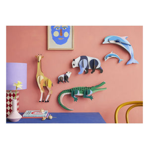 Studio Roof - Krokodil Wanddekoration | Grün