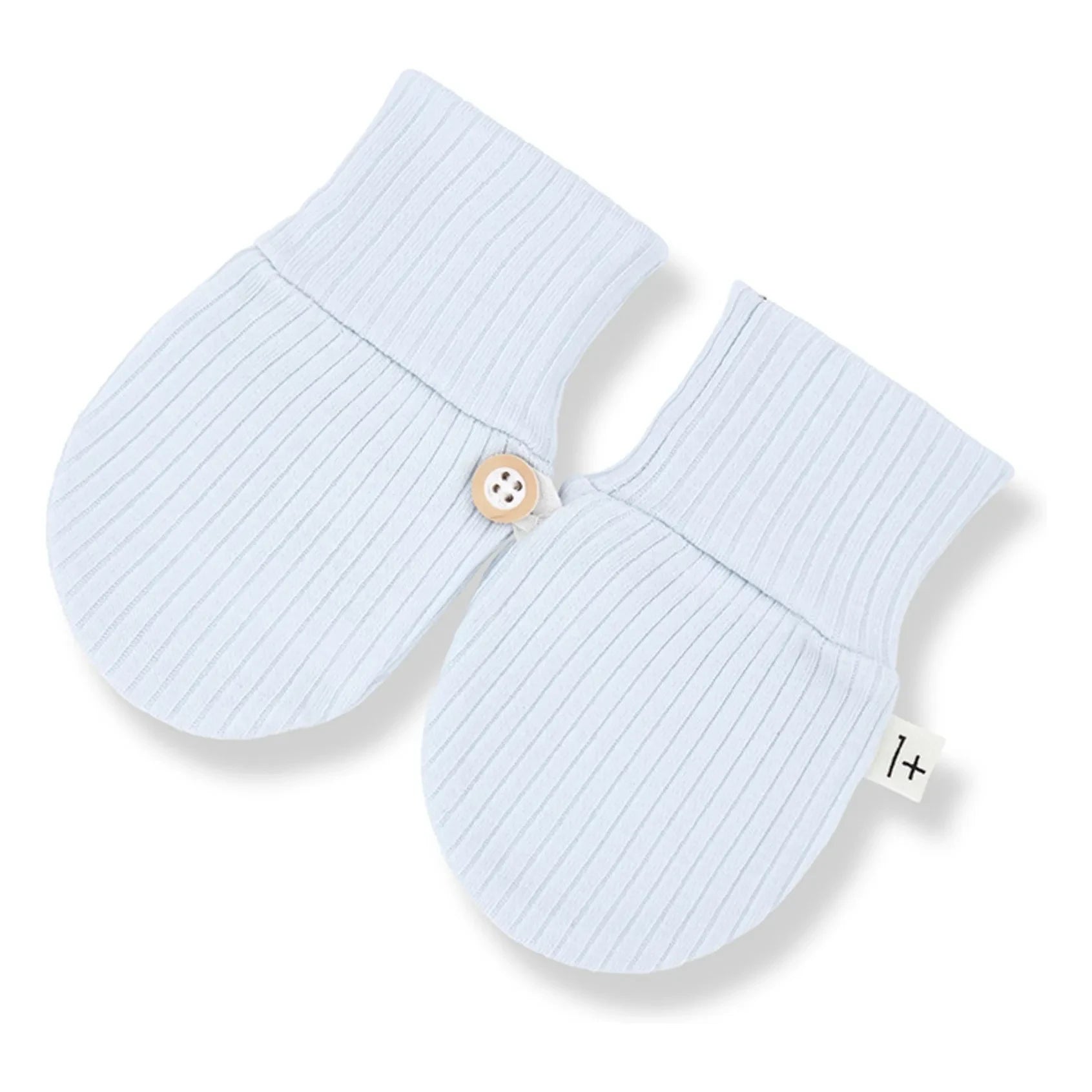 1+ in the family - Nura Ribbed Gloves | Light blue
