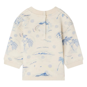 Bonpoint - Dady Ile organik pamuk sweatshirt | Ecru