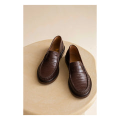 Bobbies - Jessie Leder-Loafer | Braun