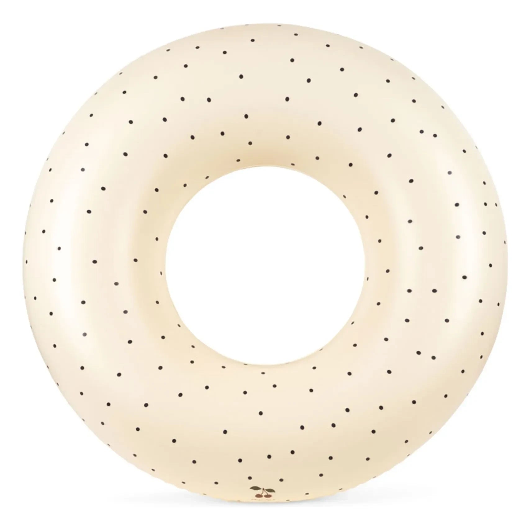 Konges Sløjd - Großer dunkelblau gepunkteter Schwimmring | Beige