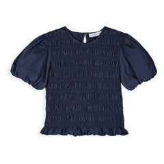 Maria de la Orden - Baila Cotton Top | Navy Blue
