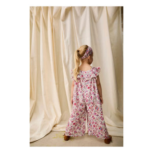 Louise Misha - Yuriria Bio-Baumwolle Blumen-Haarband | Creme