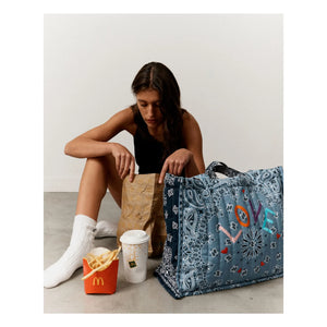Call it by your name - Matelassé Love Maxi Çanta | Mavi