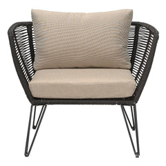 Bloomingville - Mundo Outdoor Lounge Sessel | Schwarz