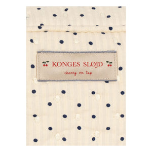 Konges Sløjd - Large Estate Dot Makeup Bag | White