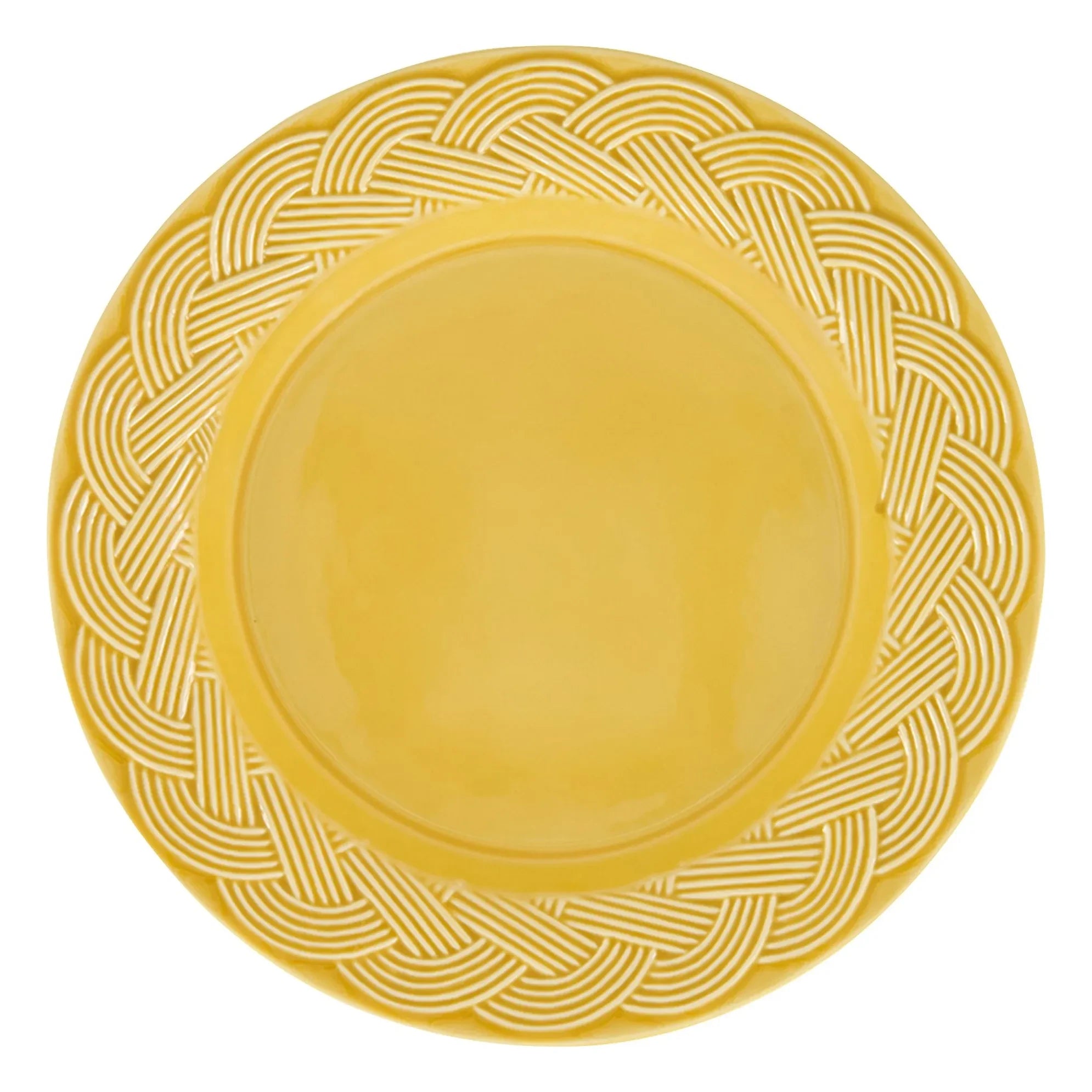 House of Capricorn - Vime Dinner Plate | Mustard
