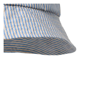 Wheat - Tilo Striped Recycled Fiber Bob Hat | Blue