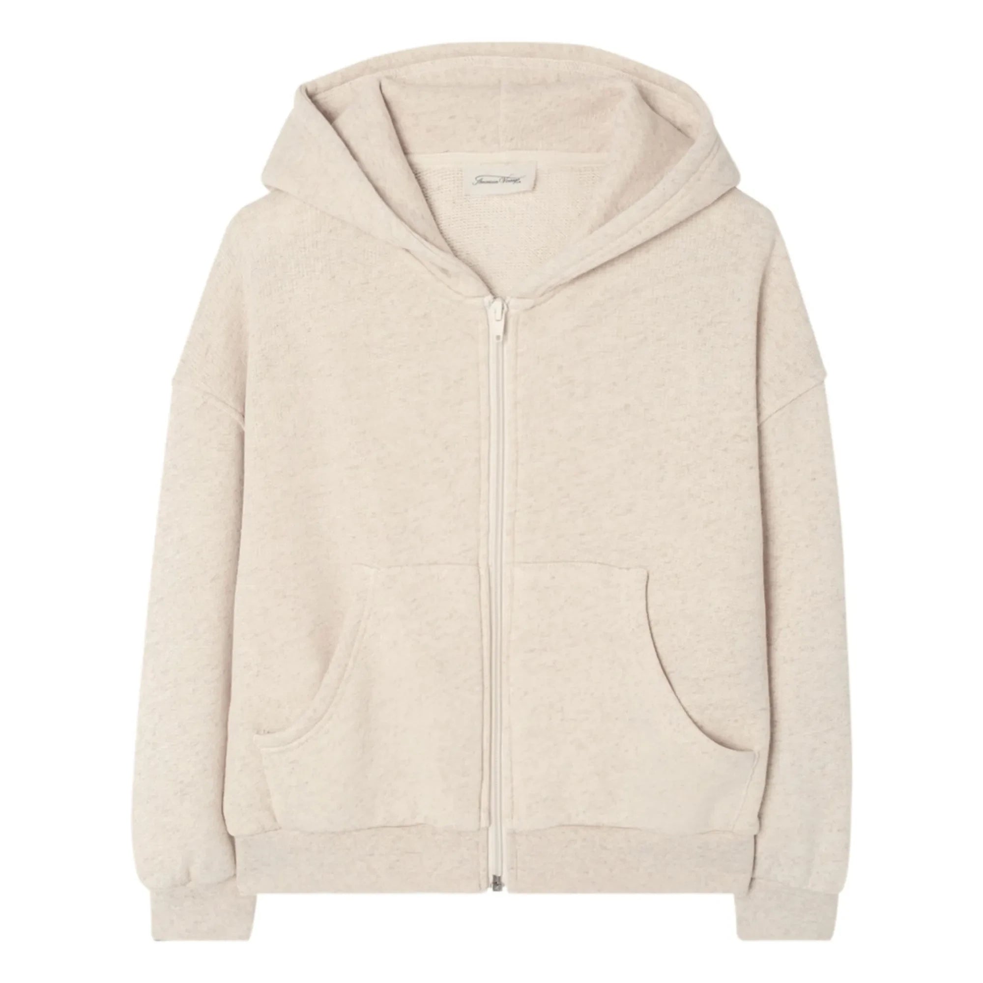 American Vintage - Itonay Zip-Sweatshirt | Heather White