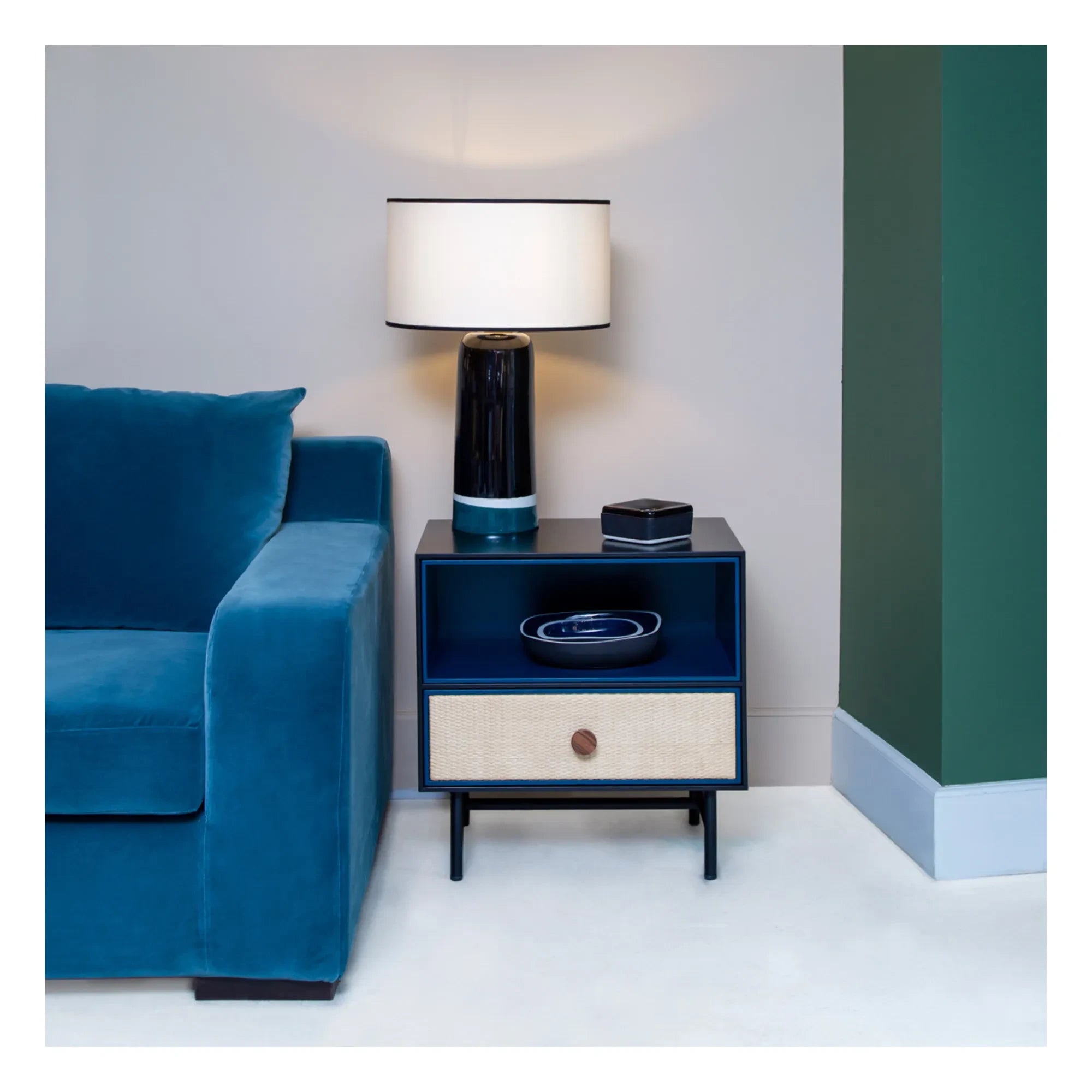 Maison Sarah Lavoine - Sicilia Tischleuchte H60cm | Sarah Blue