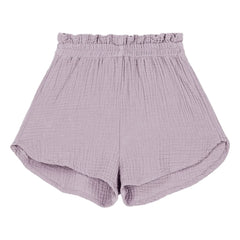 Studio Bohème - Georgette Kurze Shorts Bio-Baumwollgaze | Lila