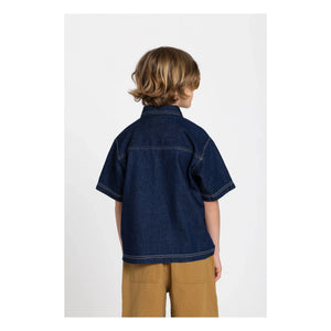Hundred Pieces - Wayne Denim Shirt | Dark Blue