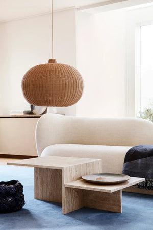 Ferm Living - Distinct Travertine Coffee Table | Beige