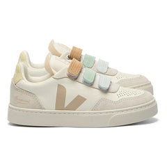Veja - Veja x Bonpoint Small V-90 Deri O.T. Scratch Spor Ayakkabı | Gri