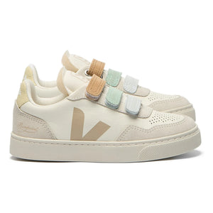 Veja - Veja x Bonpoint Small V-90 Deri O.T. Scratch Spor Ayakkabı | Gri