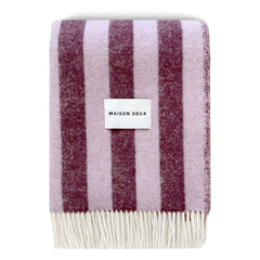 Maison Deux - Candy Wrap yün battaniye | Leylak