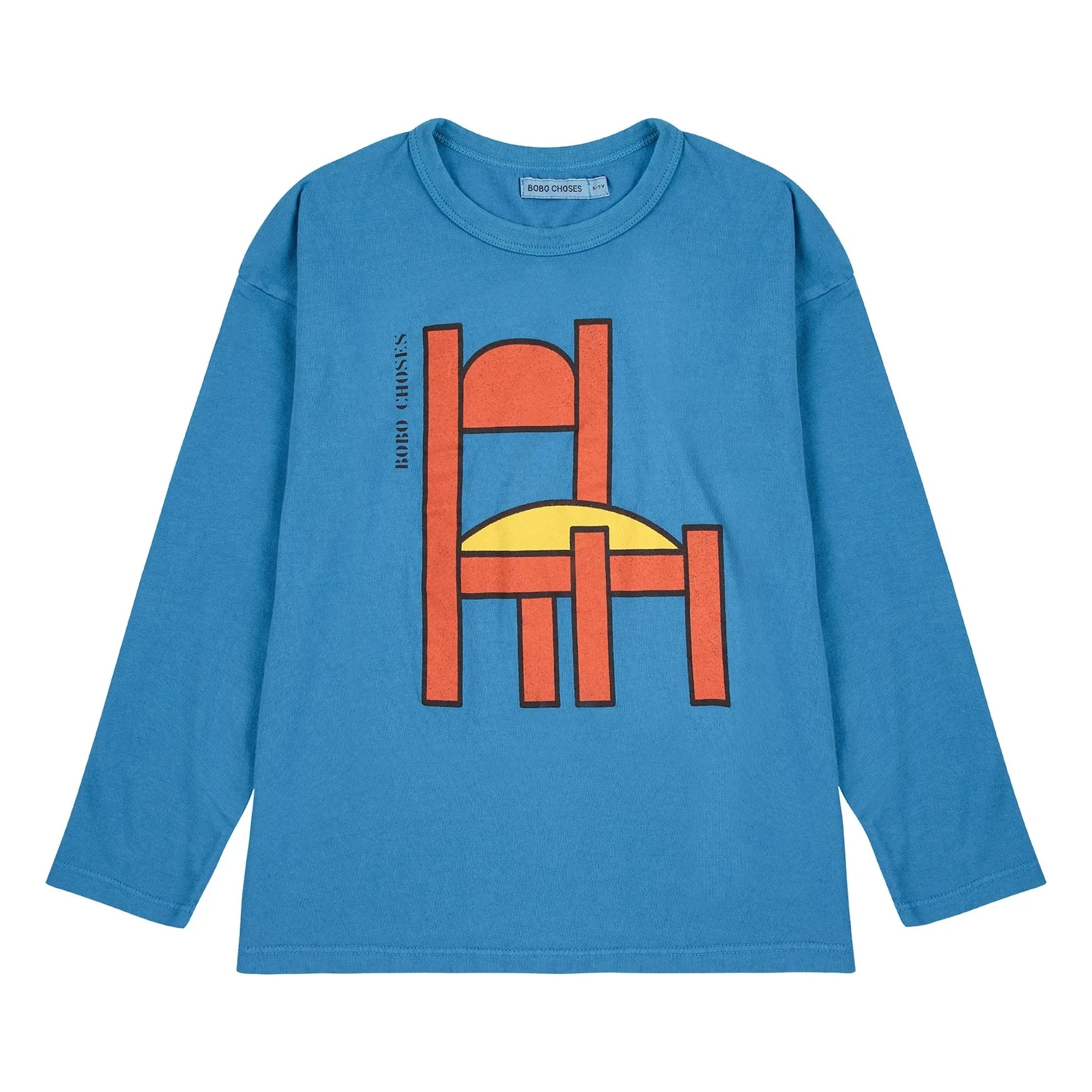 Bobo Choses - T-Shirt Chaise Bio-Baumwolle | Blau