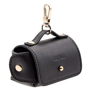 Cafide - Vegane Leder-Taschenspender | Schwarz