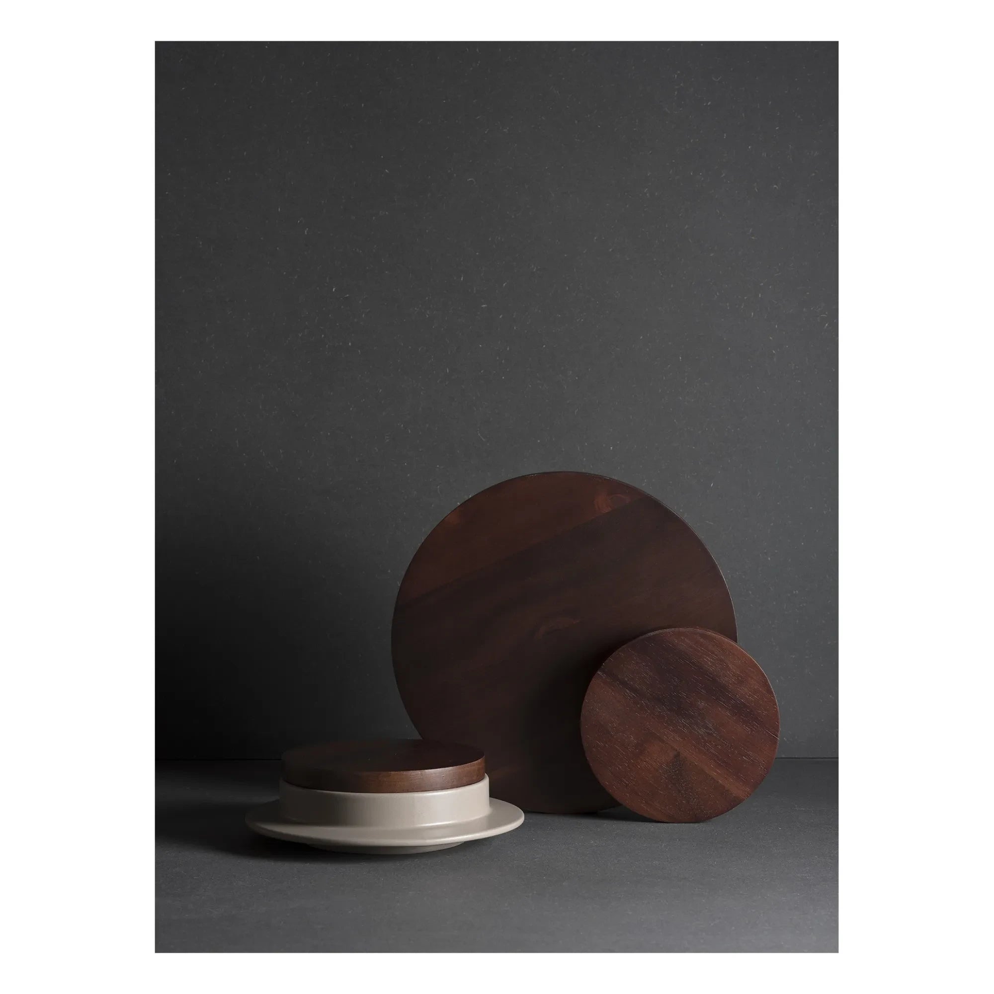 Valerie Objects - Akasya Ahşap Tabaklar için Kapak | Bois foncé