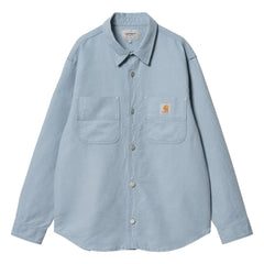 Carhartt WIP - Walter Pamuk ve Keten Overshirt | Gri mavi