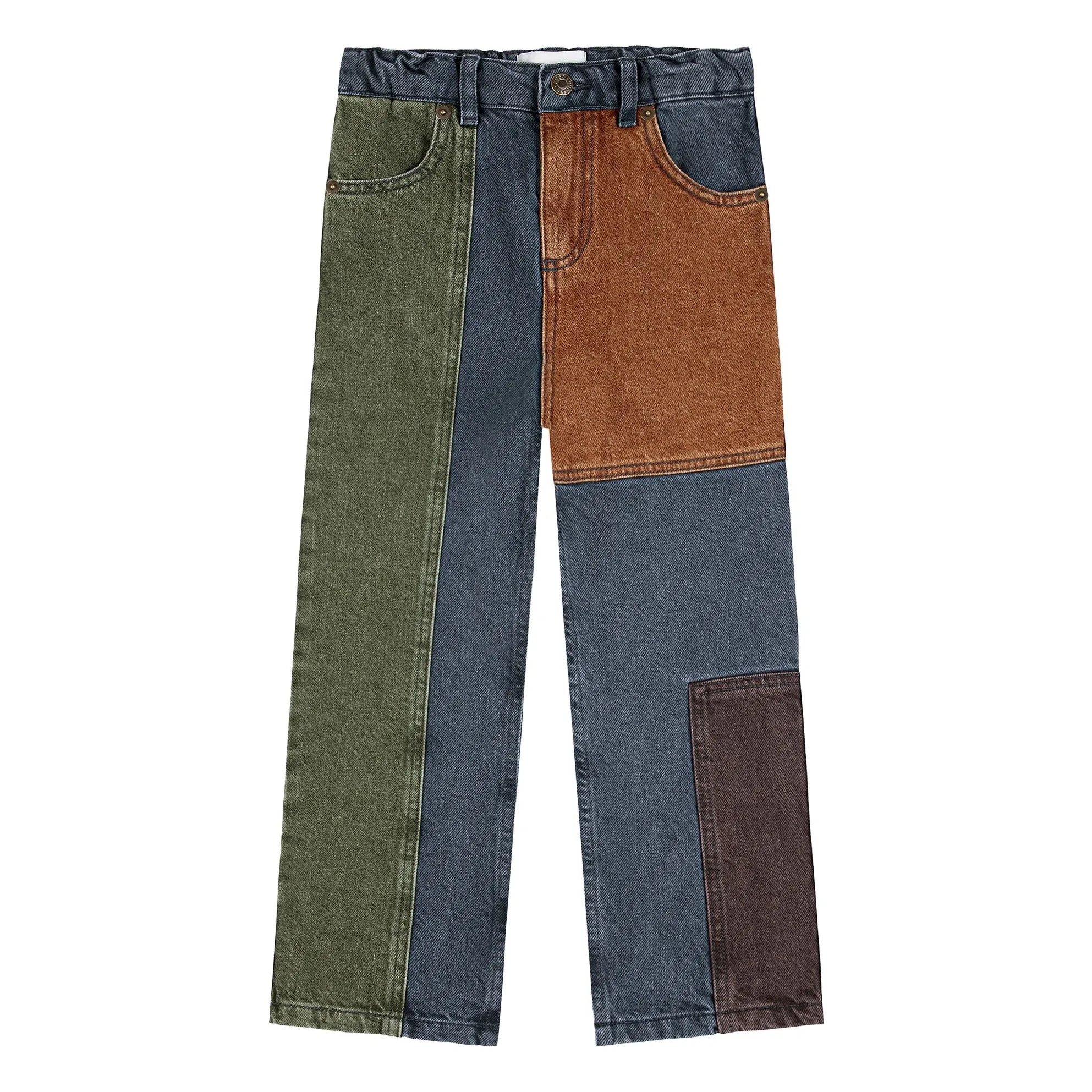 Bobo Choses - Organic cotton yoke jeans | Gray
