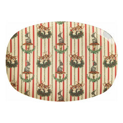 Rice - Sweet Forest Melamin rechteckiger Teller | Creme