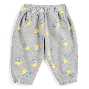 Bobo Choses - Jogger saucers Bio-Baumwolle Baby | Meliertes Grau