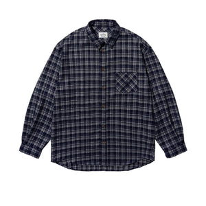 Kappy - Flanel Ekose Gömlek | Koyu Mavi