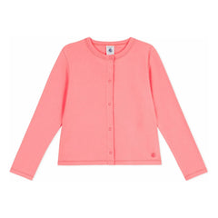 Petit Bateau - Organic cotton cardigan | Coral