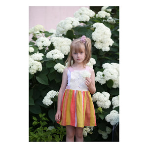 Kalinka - Santana Keten Önlük Elbise | Pembe