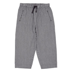 Copenhagen Colors – Gestreifte Bio-Baumwollhose | Marineblau