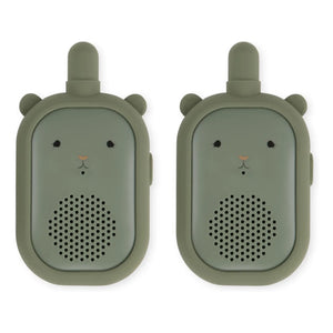 Konges Sløjd - Teddy Bear Walkie Talkie | Grün