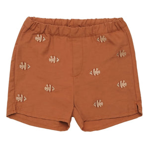 Donsje - Wangu Fish Swim Shorts Recycled Fiber | Kamel
