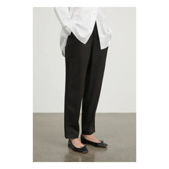 Skall Studio - Edgar Organik Pamuk Poplin Pantolon | Siyah