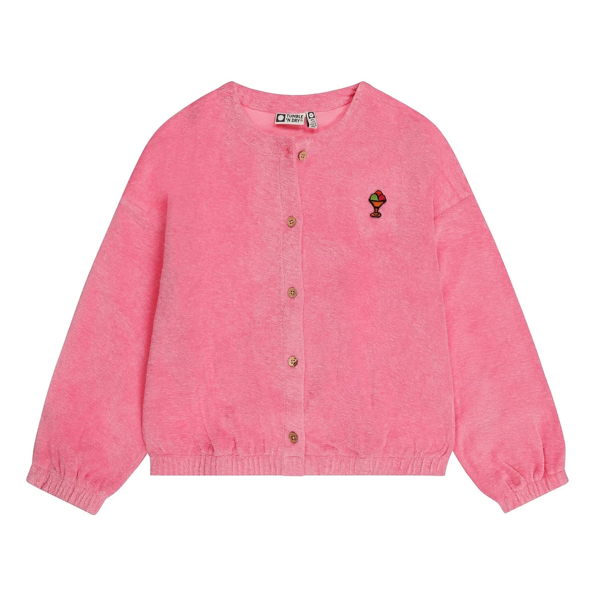 Tumble N'Dry - Lemonade Organic Cotton Cardigan | Pink