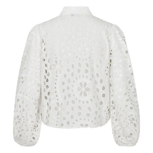 Lollys Laundry – Remy Baumwollhemd | Weiß