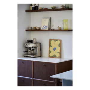 Paper Collective - Flowers with Checks 04 poster, Liat Greenberg | Yellow