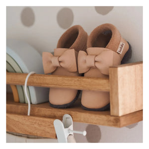 Baobaby – Geknotete Hausschuhe | Beige Rosa