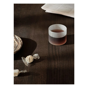 Ferm Living - Ripple Low Gläser - 4er Set | Weiß