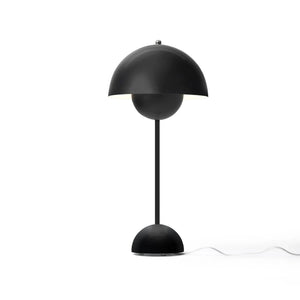 & Tradition - Flowerpot VP3 Masa Lambası, Verner Panton, 1969 | Siyah