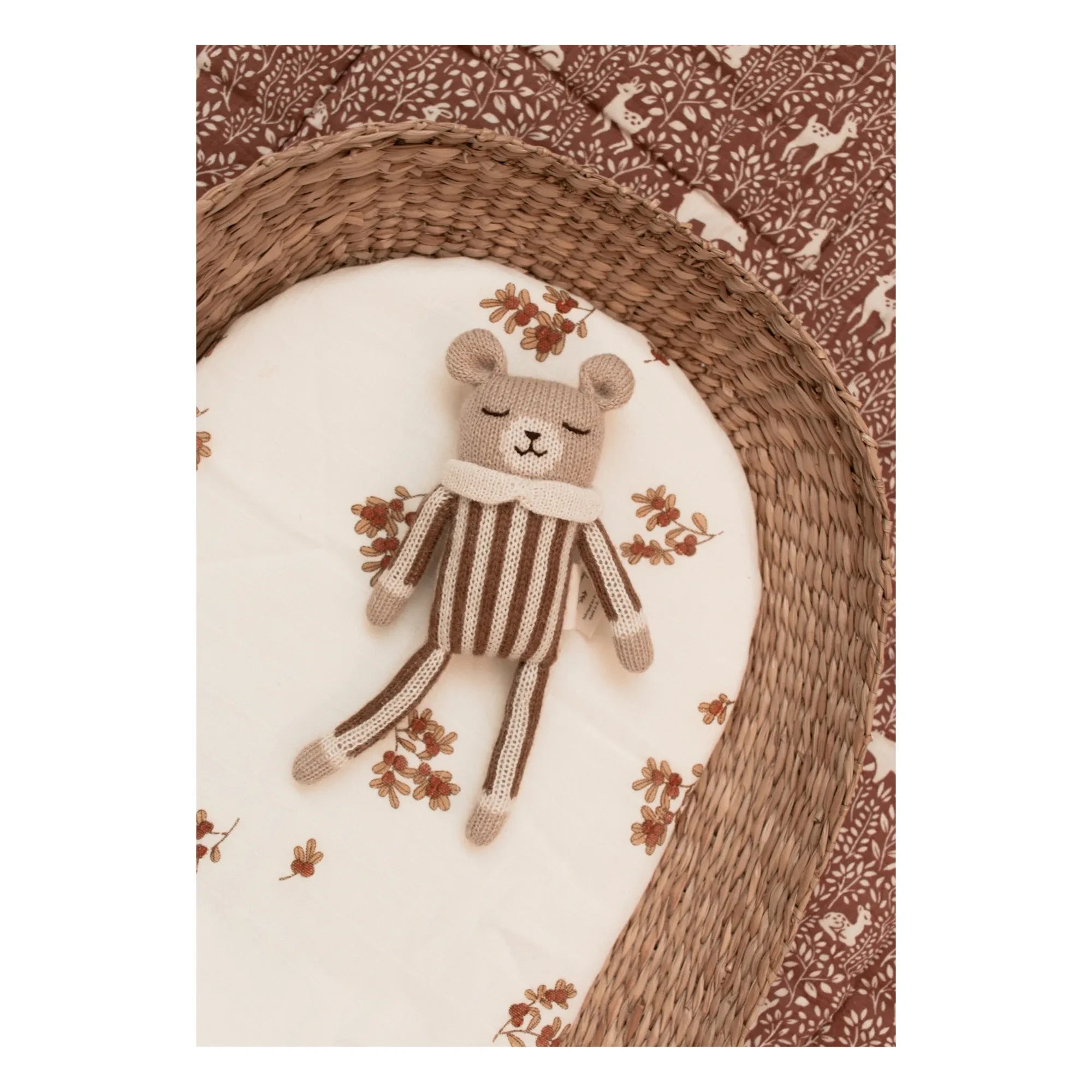 Main Sauvage - Striped Pajama with Toy Bear | Hazel