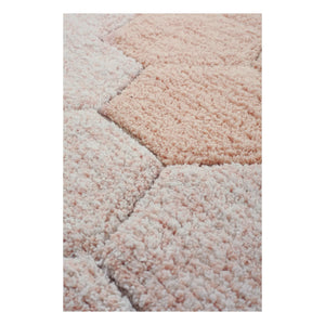 Lorena Canals - Teppich Honeycomb rund | Rosa