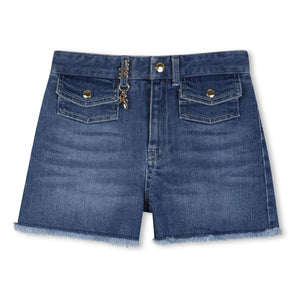 Chloé - Bio-Denim-Shorts | Blau