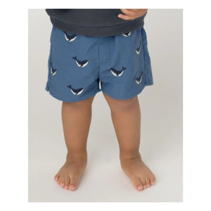 Donsje - Wangu Walhai-Shorts Recycelte Fasern | Blau