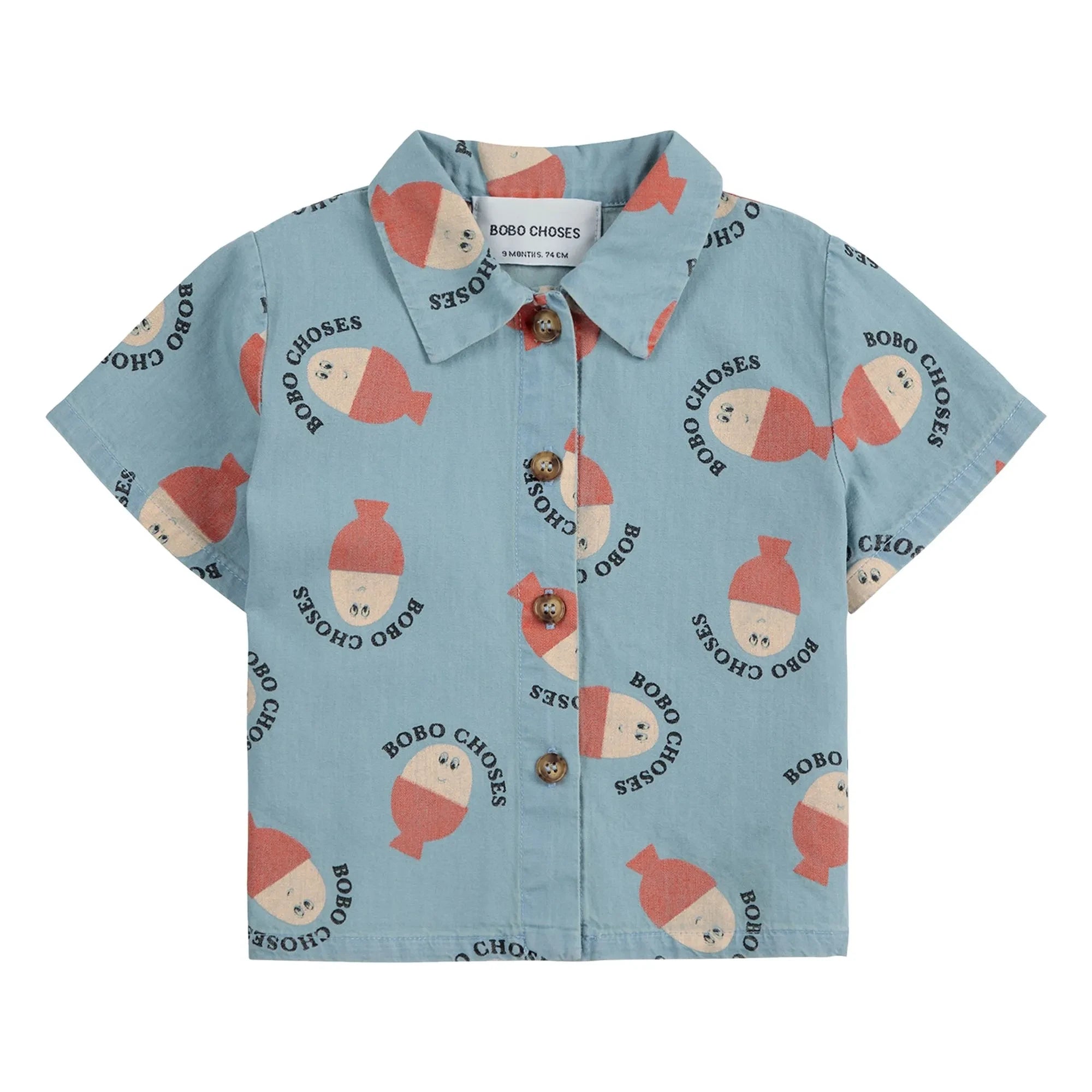 Bobo Choses - Bobo Light Wash Denim Shirt | Blue