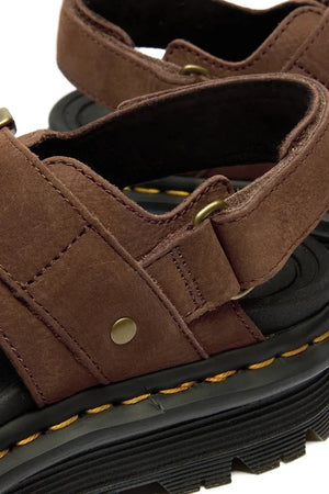 Dr. Martens platform kadın nubuk sandalet ZebZag Sandal